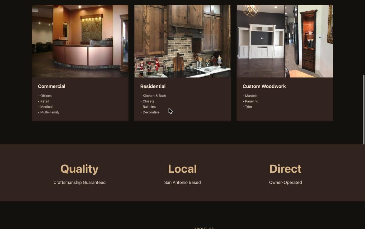 CABCO Custom Cabinets, another view